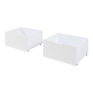 Hausbett Surnadal 90x200 cm Kiefernholz Weiß/Natur [en.casa]