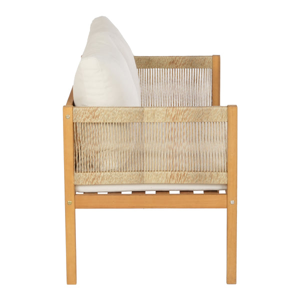 Gartenmöbelset Cannole 4-tlg. Akazienholz Holzfarben [casa.pro]