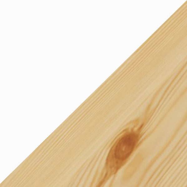 Hausbett Surnadal 90x200 cm Kiefernholz Weiß/Natur [en.casa]