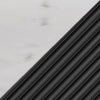 Kommode Olvehok 120x40x81 cm Schwarz/Marmoroptik, weiß [en.casa]
