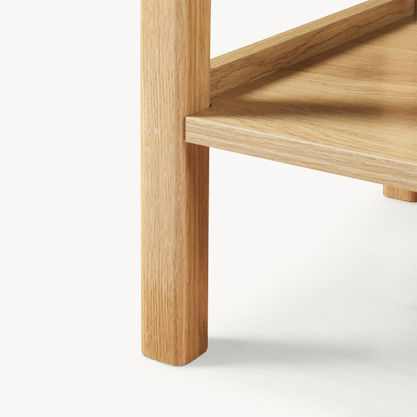 Konsolentisch Ferrersp mit 2 Schubladen 100x40x80 cm Eicheoptik/Sandfarben [en.casa]