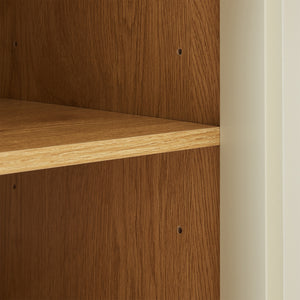 Badezimmerschrank Ferrersp 80x40x35 cm Eicheoptik/Sandfarben [en.casa]