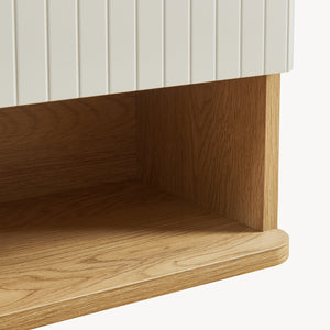 Hängeschrank Ferrersp 50x45x24 cm Eicheoptik/Sandfarben [en.casa]