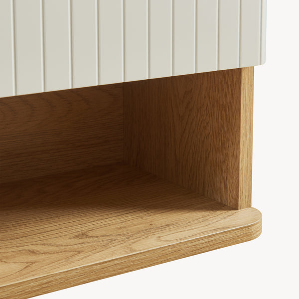 Hängeschrank Ferrersp 50x45x24 cm Eicheoptik/Sandfarben [en.casa]