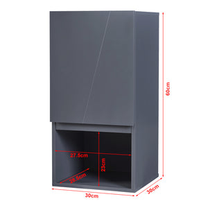 Badmöbelset 5-teilig Overath Grau [en.casa]