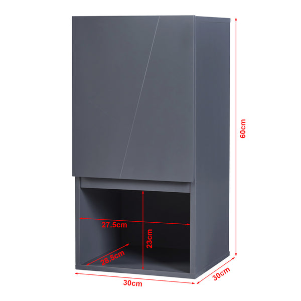 Badmöbelset 5-teilig Overath Grau [en.casa]