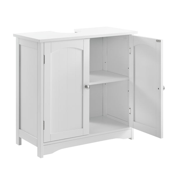 Waschbeckenunterschrank Weiß 60x60x30cm en.casa