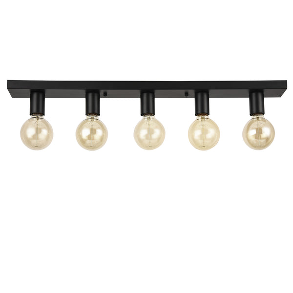 Deckenleuchte Korinth 5-Flammig Rund Metall E27 lux.pro