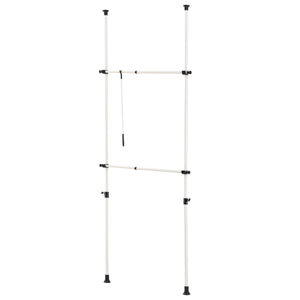 Teleskopgarderobe Kemi Weiß [en.casa]