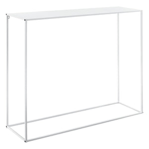 Konsolentisch Aiora 95x110x32cm Metall Weiß [en.casa]