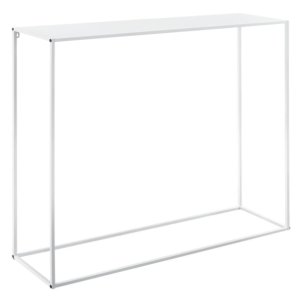 Konsolentisch Aiora 95x110x32cm Metall Weiß [en.casa]