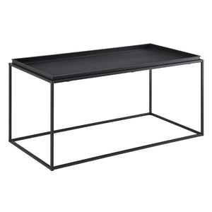 Couchtisch Nyker 47x100x50 cm Industriedesign Schwarz en.casa