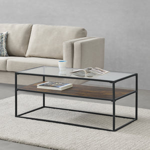 Couchtisch Söderköping 45x110x50cm en.casa