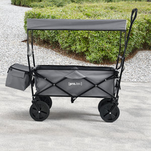 Bollerwagen mit Dach klappbar [pro.tec]