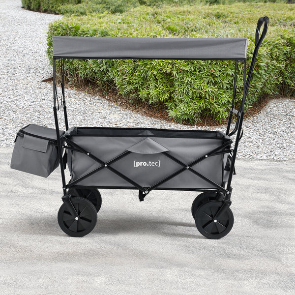 Bollerwagen mit Dach klappbar [pro.tec]