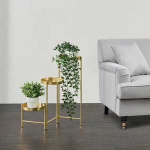 Blumenständer Kallo Messingfarben [en.casa]