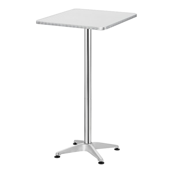 Bar- und Bistrotisch Järpen Höhenverstellbar Quadratisch [en.casa]