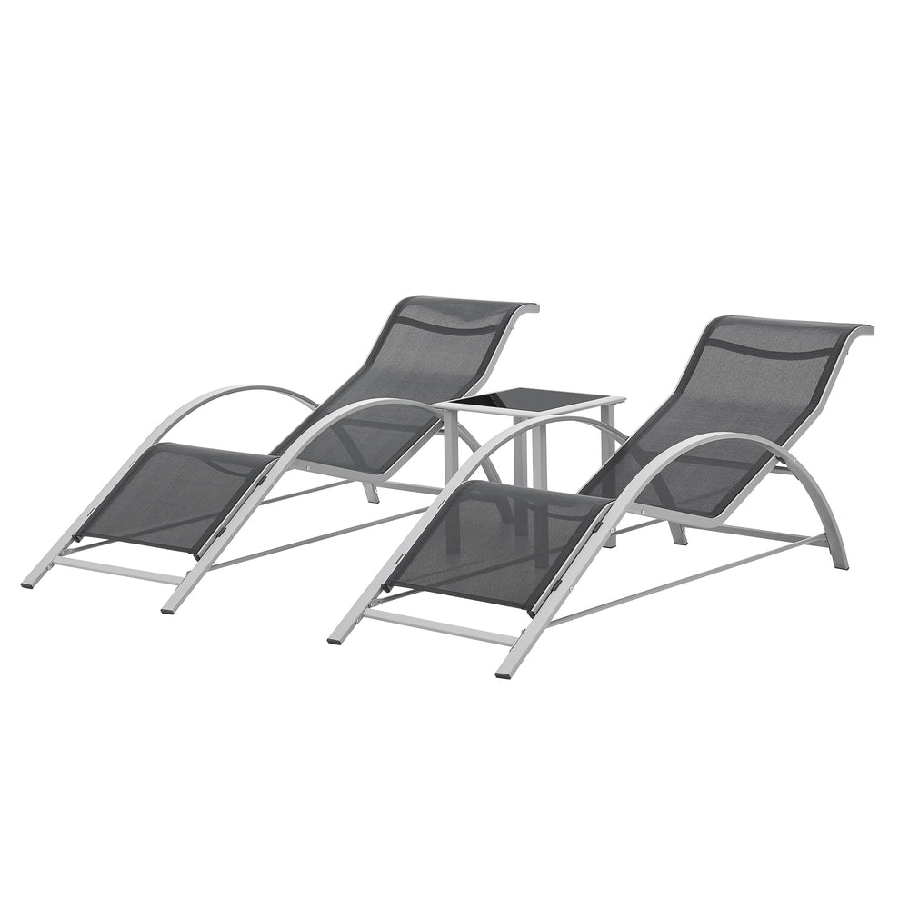 Gartenmöbelset Binetto 3tlg. [en.casa] - premiumXL