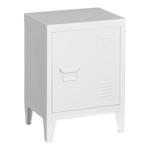 Nachtschrank Inari Türgriff links Stahl [en.casa]