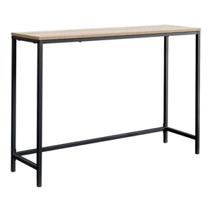 Konsolentisch Kronoby 80 x 100 x 30 cm Schwarz/Holzoptik [en.casa] TR