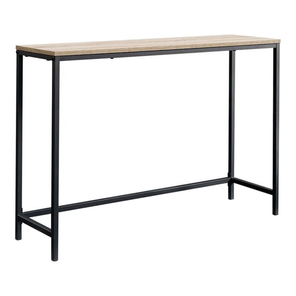 Konsolentisch Kronoby 80 x 100 x 30 cm Schwarz/Holzoptik [en.casa] TR