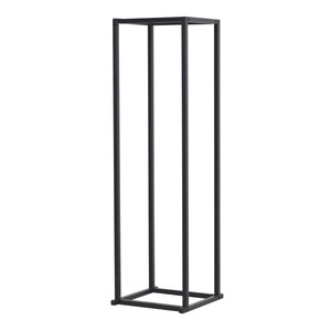 Kaminholzregal Tibro Stahl 35x35x120 cm Schwarz [en.casa]