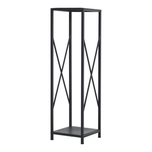 Kaminholzregal Tana Schwarz [en.casa]