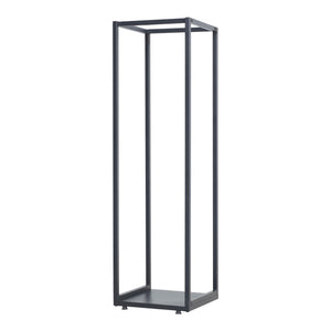 Kaminholzregal Tornved Stahl 35x35x120 cm Schwarz [en.casa]