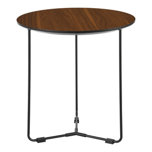 Beistelltisch Böhen 42xØ39,5 cm Wallnuss [en.casa]
