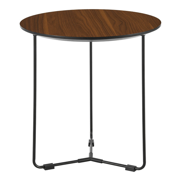 Beistelltisch Böhen 42xØ39,5 cm Wallnuss [en.casa]