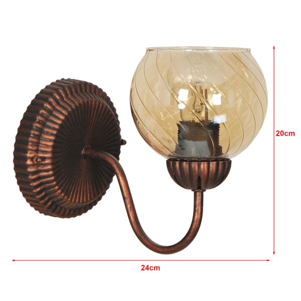 Wandleuchte Marlow Kupferfarben [lux.pro]