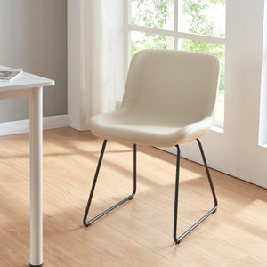 Esszimmerstuhl Kannus 2er Set Beige [en.casa]