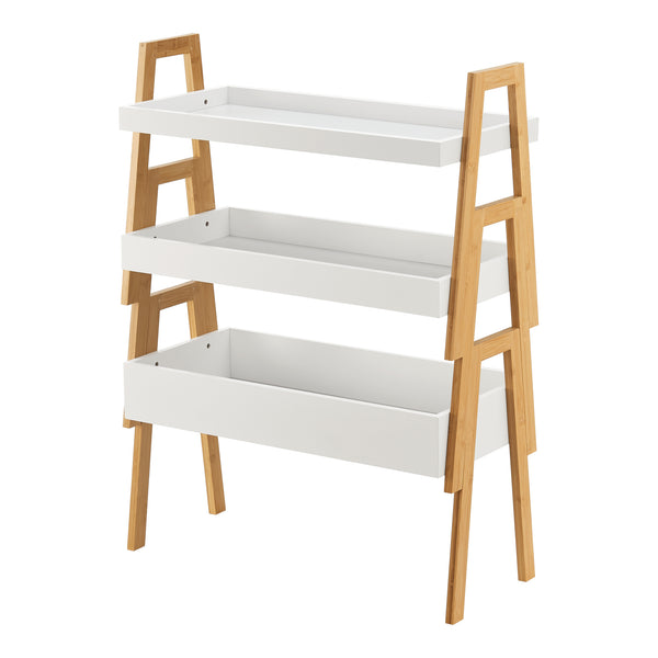 Standregal Hitra 3-tlg. Bambus [en.casa]