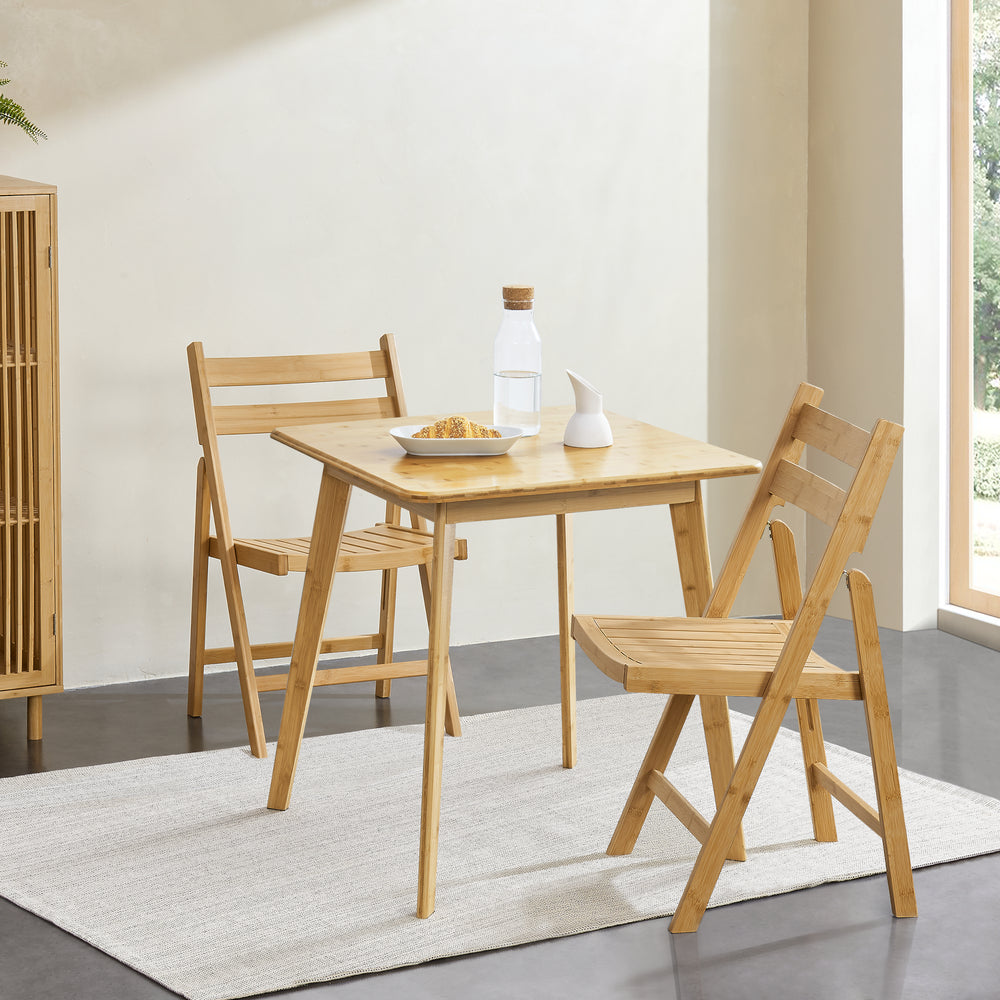 Klappstuhl Gran aus Bambus im 2er Set [en.casa] - premiumXL