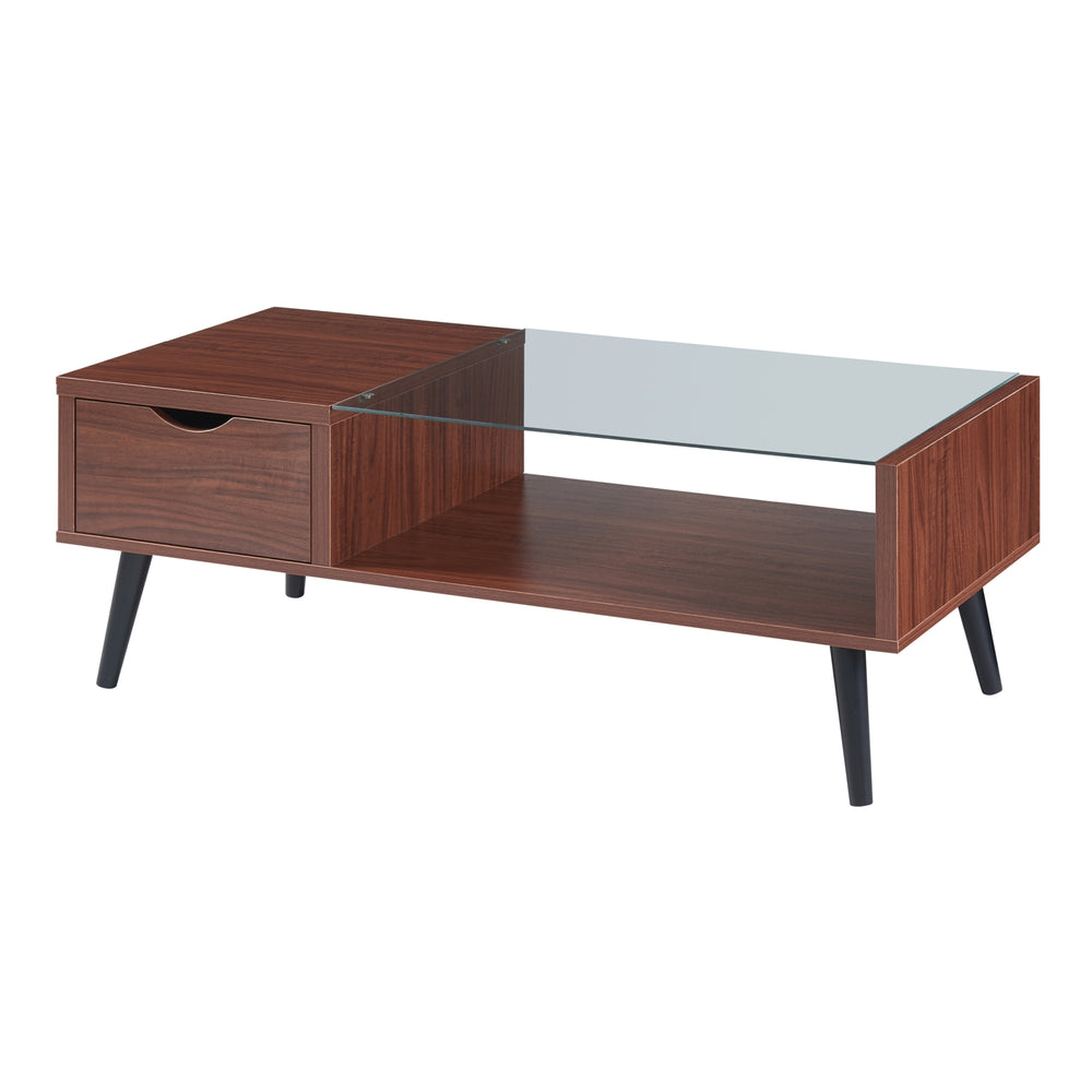 Couchtisch Markaryd Walnuss-Optik [en.casa]