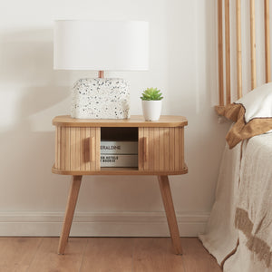 Nachttisch Nordkapp mit 2 Türen [en.casa]