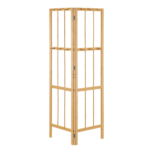 Eckgarderobe Hyllestad 165,5x92x8cm Bambus [en.casa]