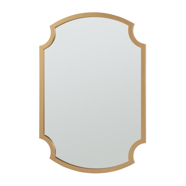 Wandspiegel Aura 80x55 cm Goldfarben [en.casa]