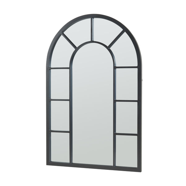 Wandspiegel Enonkoski 90x60 cm Schwarz [en.casa]