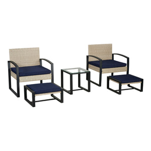 Gartenmöbelset Calvello 5-tlg. [casa.pro]