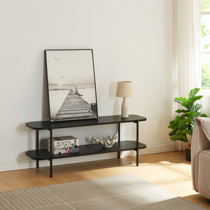 Fernsehtisch Samnanger 120x40x45 cm Schwarz [en.casa]