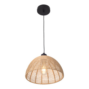 Hängeleuchte Romsey Metall+Rattan [lux.pro]
