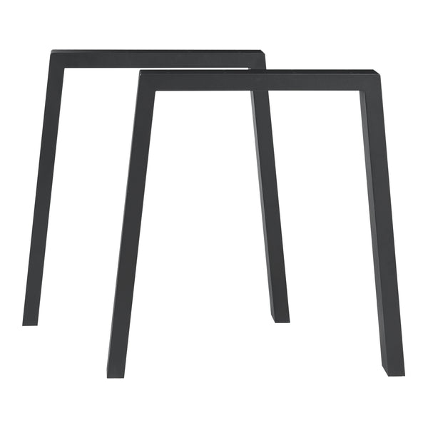 Tischgestell 2er Set Kraftisried 72x70cm Schwarz [en.casa]