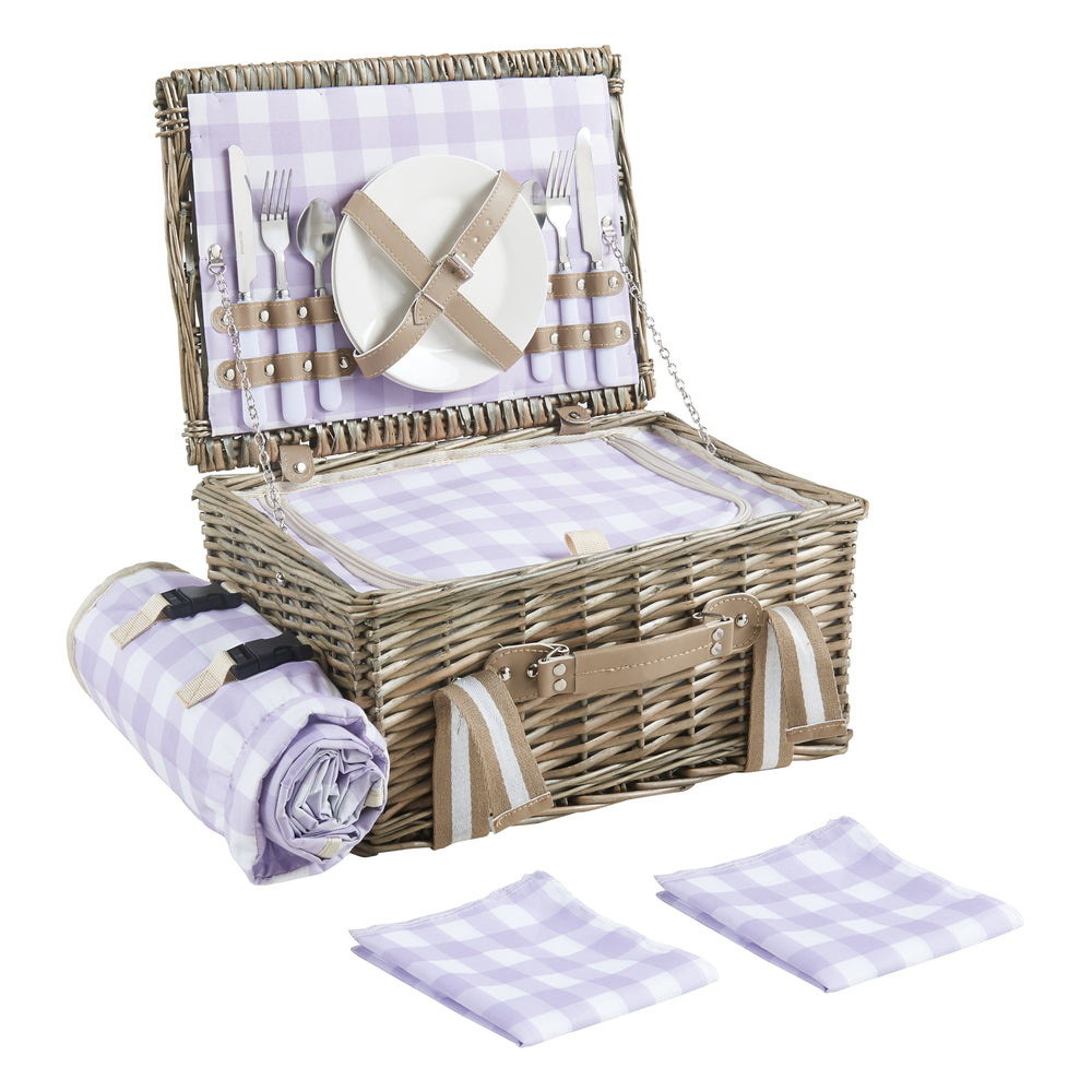 Picknickkorb Bisceglie für 2 Personen Komplettset [casa.pro] - premiumXL