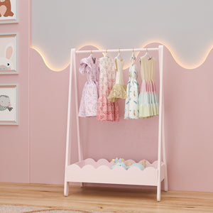 Kindergarderobe Vestnes 99x66x38 cm Cotton Candy [en.casa]
