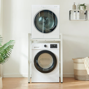 Waschmaschinenregal Hökangend 105x73x63 cm Weiß [en.casa]