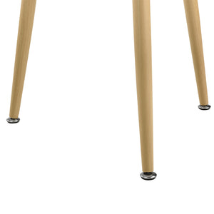 Esstisch Camille Ø80 cm Retro-Design Weiß en.casa