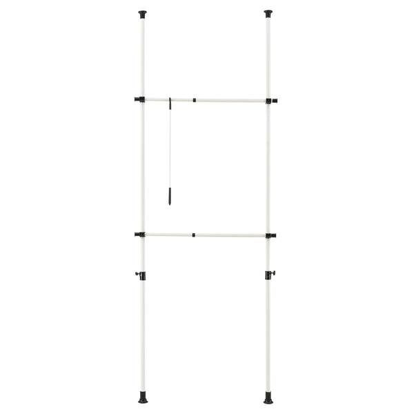 Teleskopgarderobe Kemi Weiß [en.casa]