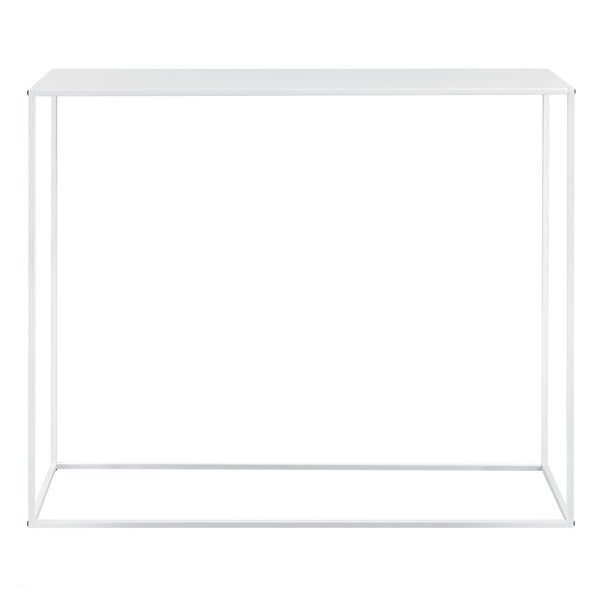 Konsolentisch Aiora 95x110x32cm Metall Weiß [en.casa]