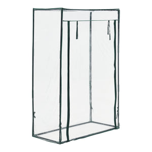 Tomatengewächshaus Terzigno 100x50x150cm Transparent [en.casa]